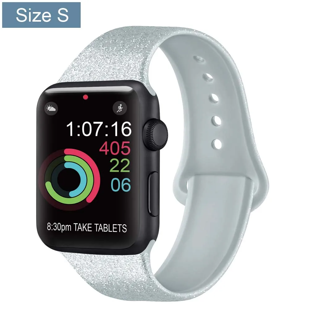 thumbnail image 1 of Correa de silicona para Apple Watch 8, 7, 6, 5, 4, 3, 2 SE, 42 mm, 38 mm, 44 mm y 40 mm, correa para iWatch de 41 mm y 45 mm, 1 of 5
