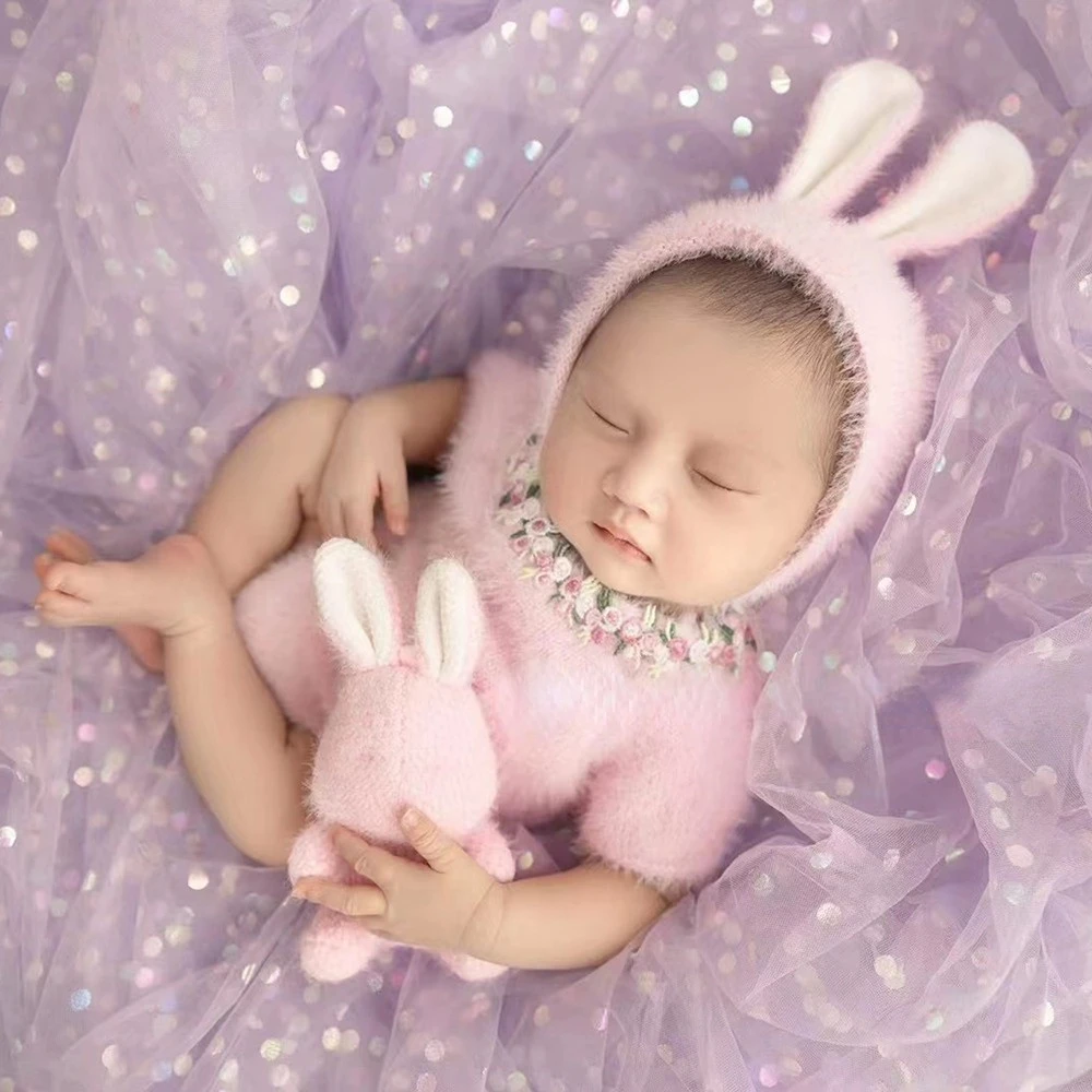 newborn-rabbit-outfit-baby-photography-props-baby-photoshoot-outfit-knitted-wool-clothing-photography-shooting-accesseries