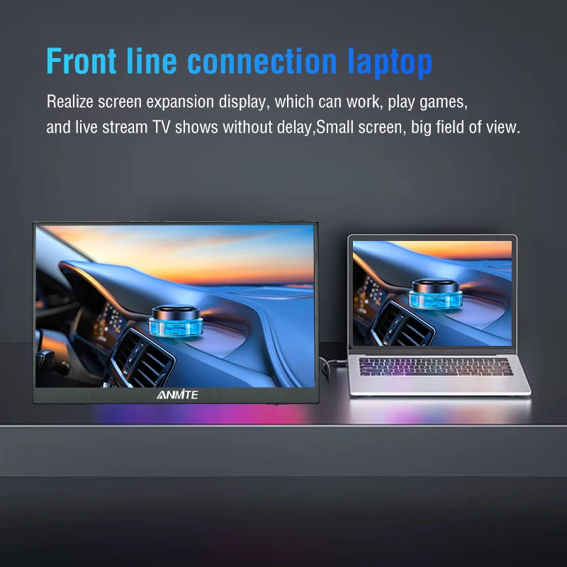 ANMITE 16インチ ポータブルモニター タッチなし 1920x1200 ANMITE 16インチ ポータブルモニター タッチなし 1920x1200