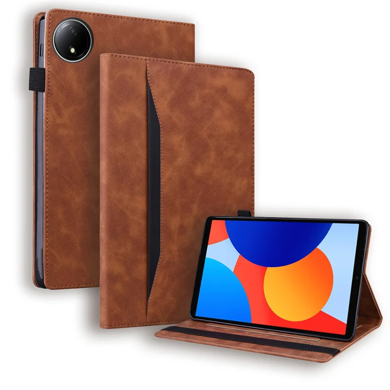 Embossed Flower Cat Wallet Flip Case for 8.7 Inch Tablet - Kids & Girls Edition