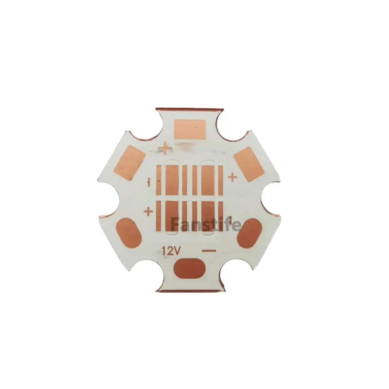 12V 4-Chips 3535 CREE High Power Led 20mm Star Thermoelectric Separation Copper PCB