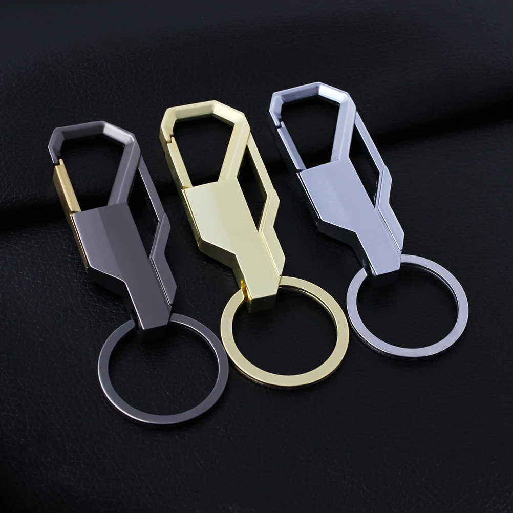 

Personalized Lettering Keychain Men Key Chain Key Ring Waist Hanged Key Holder For Car Plate Number Logo Anti-lost Keyring