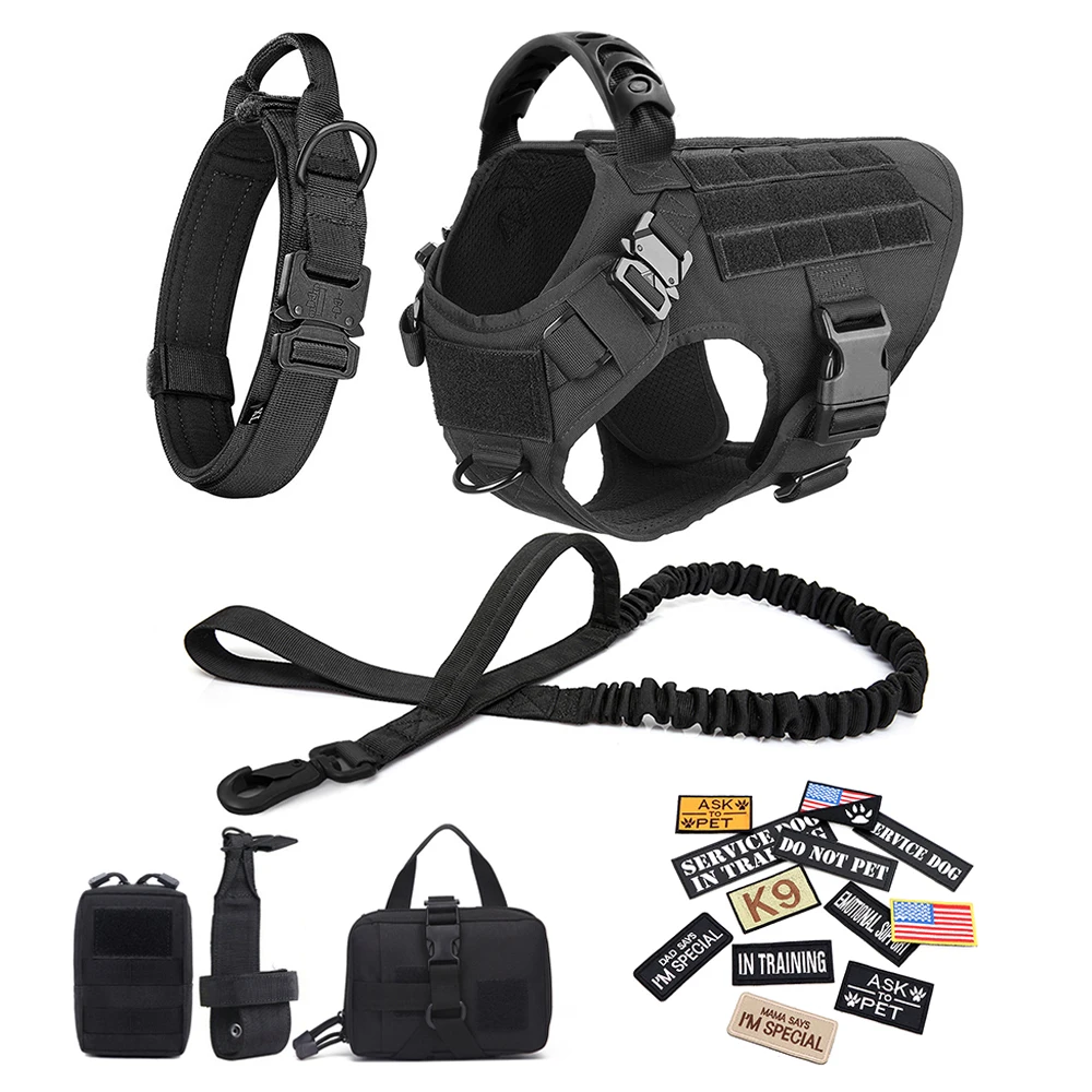 Tactical Dog Harness Set 1
