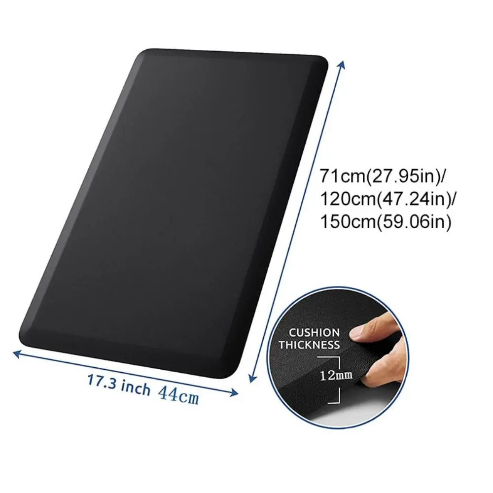 Household Anti Fatigue Kitchen Standing Mat Non Slip Waterproof Floor Mats PVC Soft Doormat Office