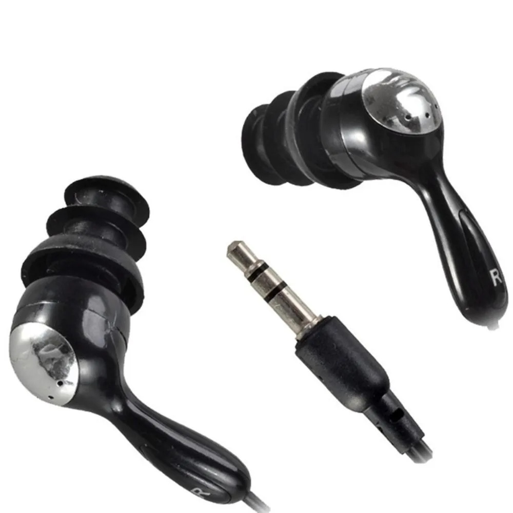 Waterproof IPX8 Wired In-Ear Earbuds with 3.5mm Jack - Durable and Portable