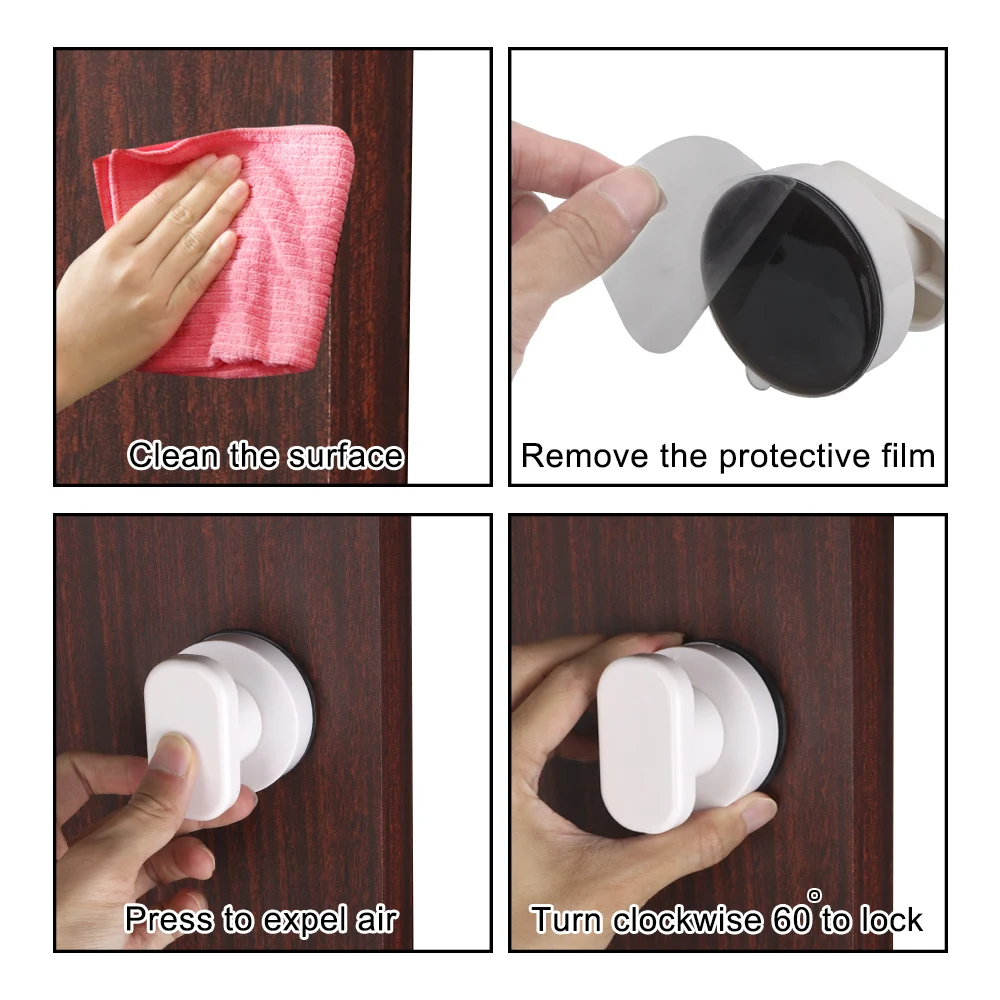 Anti-slip Handrail With Suction Cup No Drilling Shower Handle Offers Safe Grip for Bathroom Bathtub Glass Door