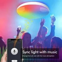 Zigbee Tuya Smart Ceiling Light WIFI RGB Remote Control APP Alexa Google Voice Dimmable Living Room Bedroom LED Ceiling Lamp 6