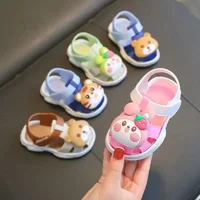 Sandalias Shoes for Girl Children Sandals Garden Shoes New Summer Cartoon Boy Beach Shoe Soft Soled Girls Walking Shoe Baby Shoe 1