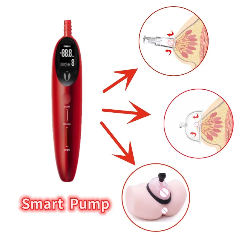 Sex Toys Smart Vagina/Nipple Pump 6Mode Vacuum Sucker For Women SM Powerful Clitoris Breast Massage Stimulator