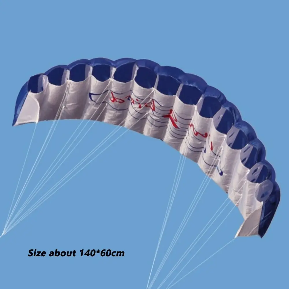 Professional Double Power Stunt Kite Dual Line 30 Meters Line 1.4m Parachute Kite Soft Flying Toy Sport Beach Kite Friend Games 6