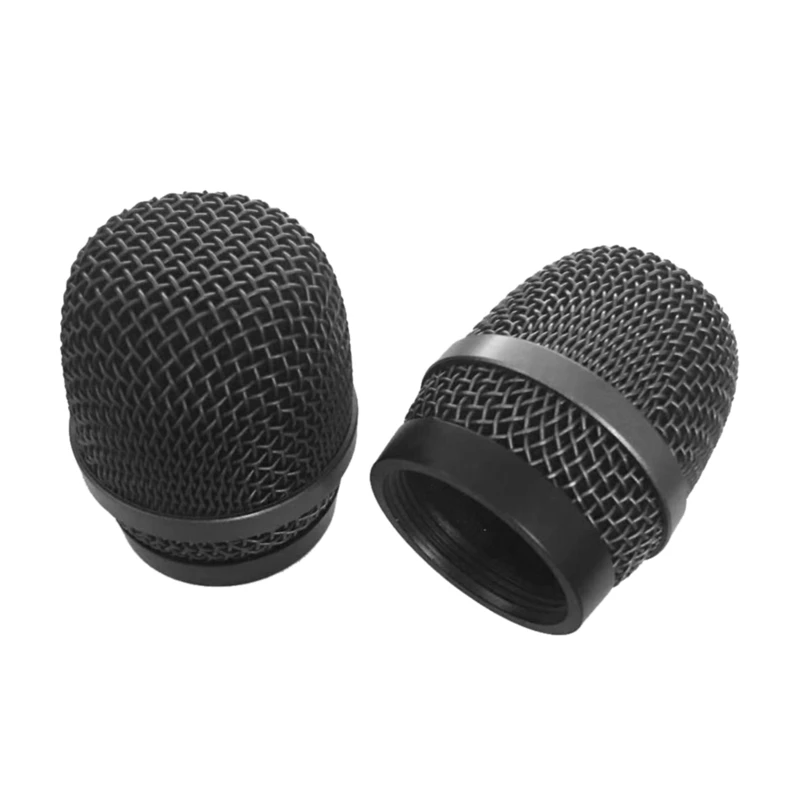 Replacement Mesh Grille For Shure SM58 Microphone - Metal Microphone Head With Built-in Pop Filter