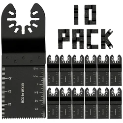 Versatile Oscillating Multi-Tool Blades for Cutting Wood, Metal, and Plastic (10Pcs)