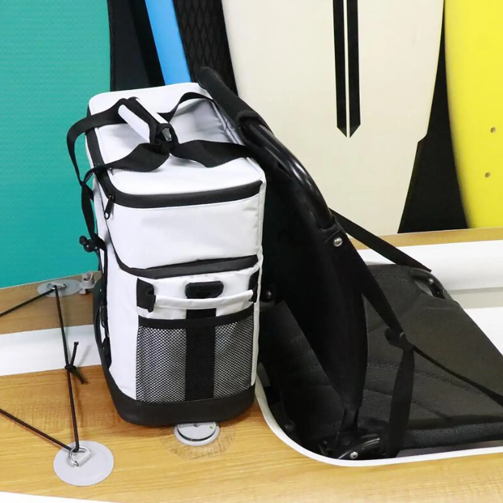 Cooler Bag for Kayaks Folded Kayak Cooler behind Seat for BBQ Boating Beach