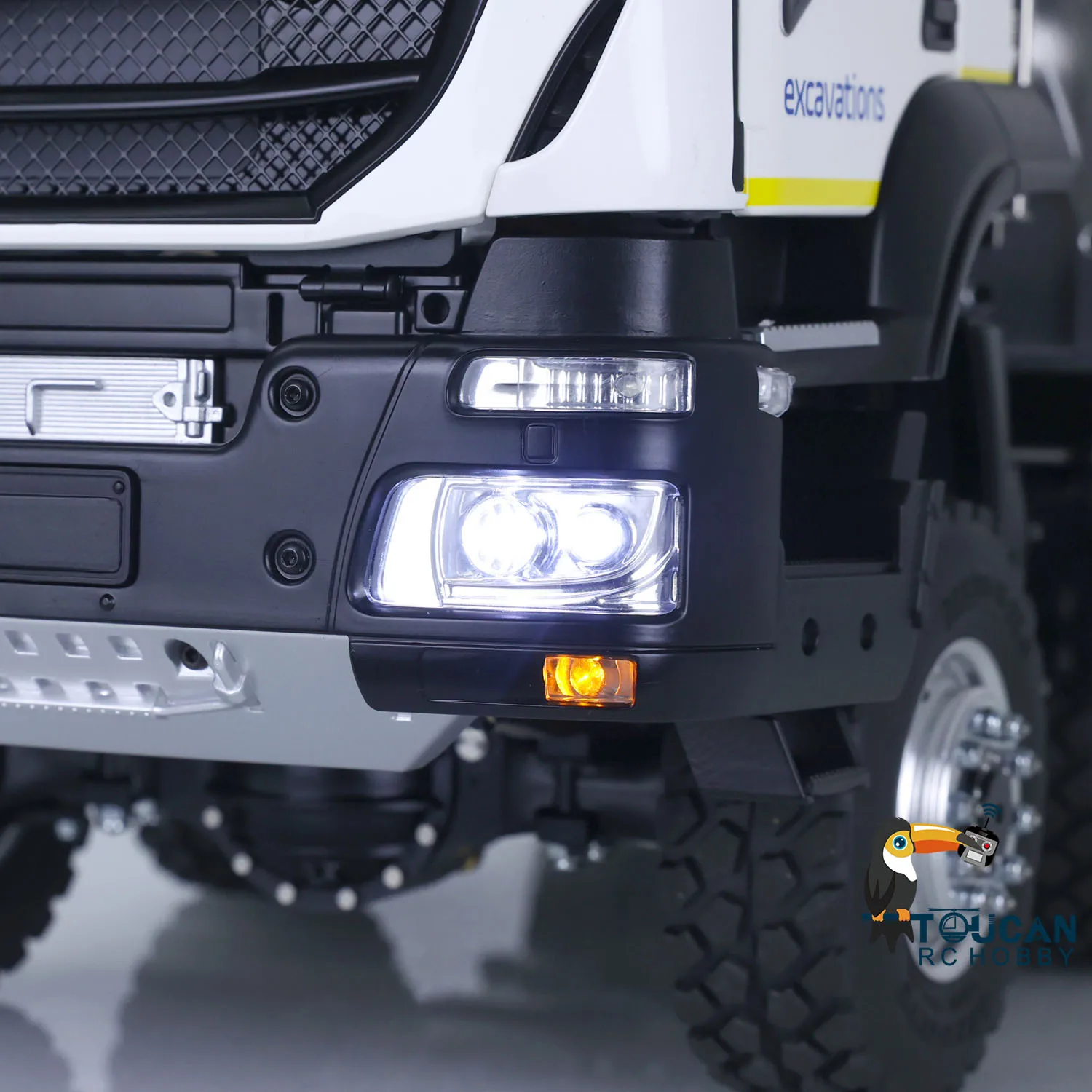 LESU 1/14 Hydraulic RC RTR 8X8 Dumper Trucks Remote Control Dump Car Light Sound Set Assembled Painted Toys Model THZH1488 6