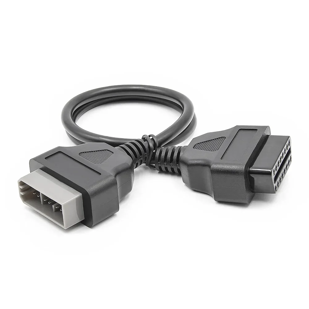 

Car OBD Cable for Nis-s-an 14 Pin To OBD2 16 Pin Cable Car Diagnostic Connector for Ni-ssa-n 14Pin To 16Pin OBD OBDII Adapter