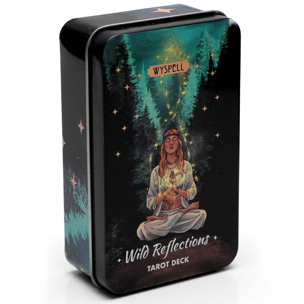 Wyspell Wild Reflections Tarot Cards Nature-Inspired Tarot Cards Beautiful Tarot Cards Set Tarot Cards for Beginners Tin Box 6