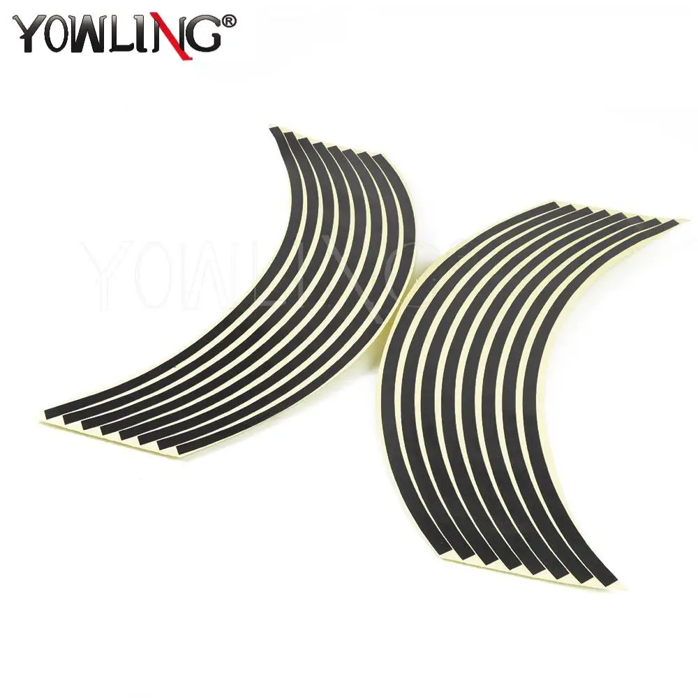 

16 Strips Motorcycle Wheel Stickers Decals Rim Stripe Tape Bike For Yamaha YZF R1 R120 R3 R25 R6 600R FZ600 FZR 600 FZ1 FZ6 FZ8