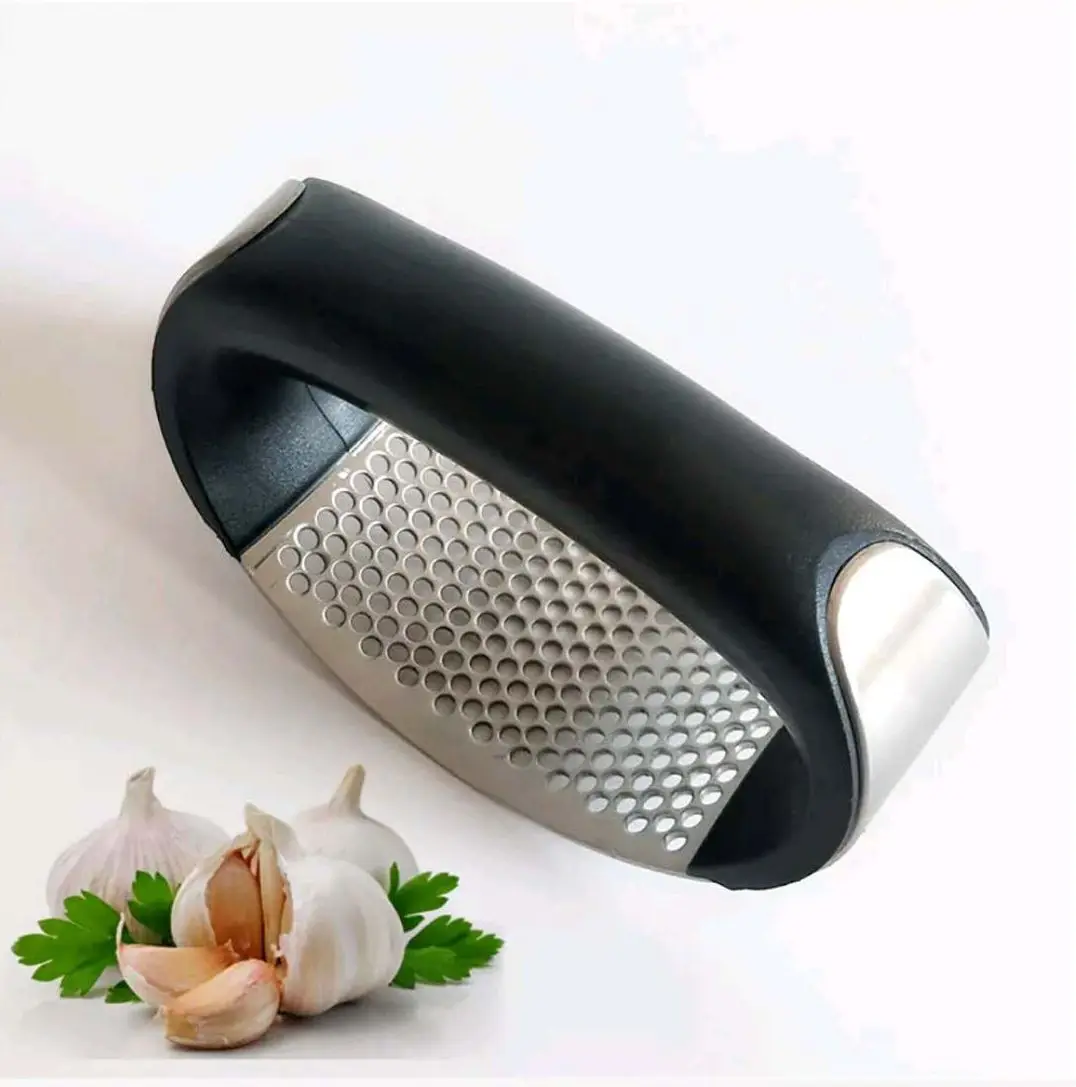 Garlic Press Crusher Squeezer Masher Home Kitchen Mincer Tool Stainless  Steel посуда для кухни Useful Things for Kitchen #50 - AliExpress