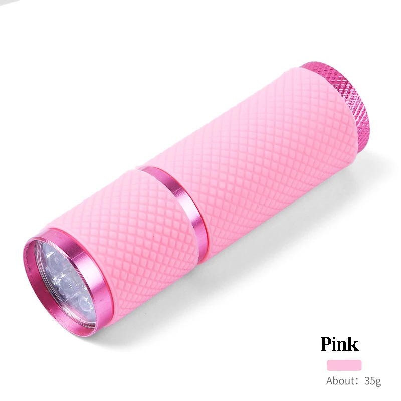 Compact LED UV Nail Dryer for Gel Polish - Portable Fast Drying Handheld Tool