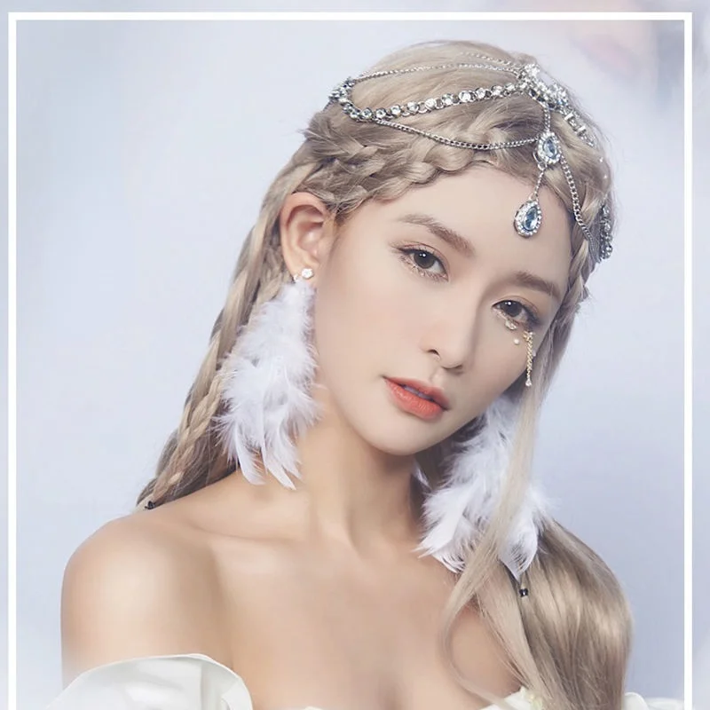 ヘアアクセサリー SELF-PORTRAIT WHITE HAIR ACCESSORIES Crystal Bow Hair Clip – self-portrait-US