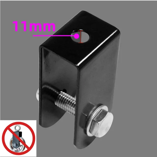 Carrucola Palestra 90mm Con Staffa A U - Girevole 360°, Portata 200kg, Per Allenamento Fitness - Foto 8