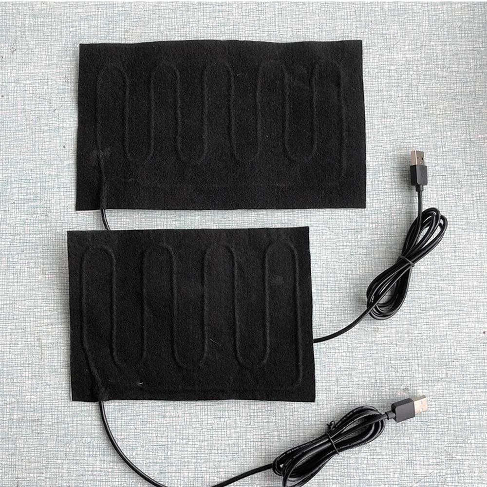 Heating Pad USB Heating Pad Folding Heated Sheet Car Seat Heating Cushion Seat Warmer Waterproof Pet Reptile Animal Winter Warm Heater Mat