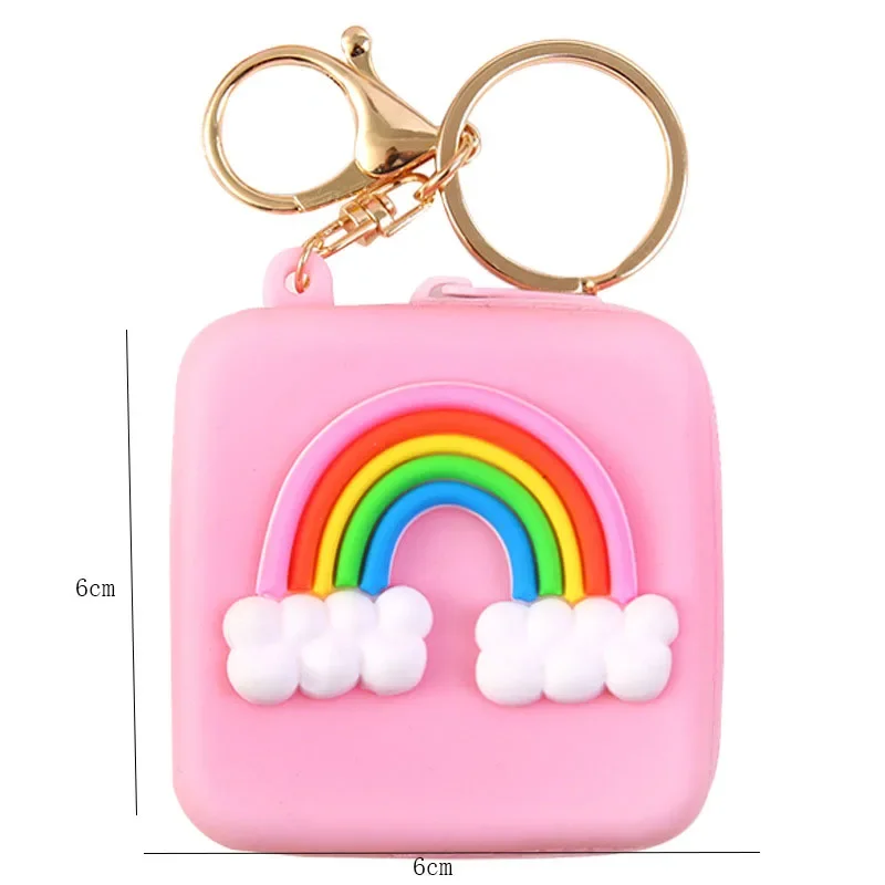 Cartoon Silicone Cute Coin Purses Children Money Key Bag Women Girls Mini USB Cable Headset Eearphone Bag Purse Case Kid Gift