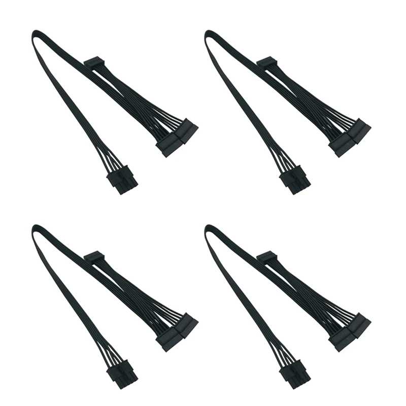 

4X 5Pin To 3 SATA Hard Drive HDD Power Cable Only For Cooler Master V550 V650 V750 V850 V1000 V1000 Modular Power Supply