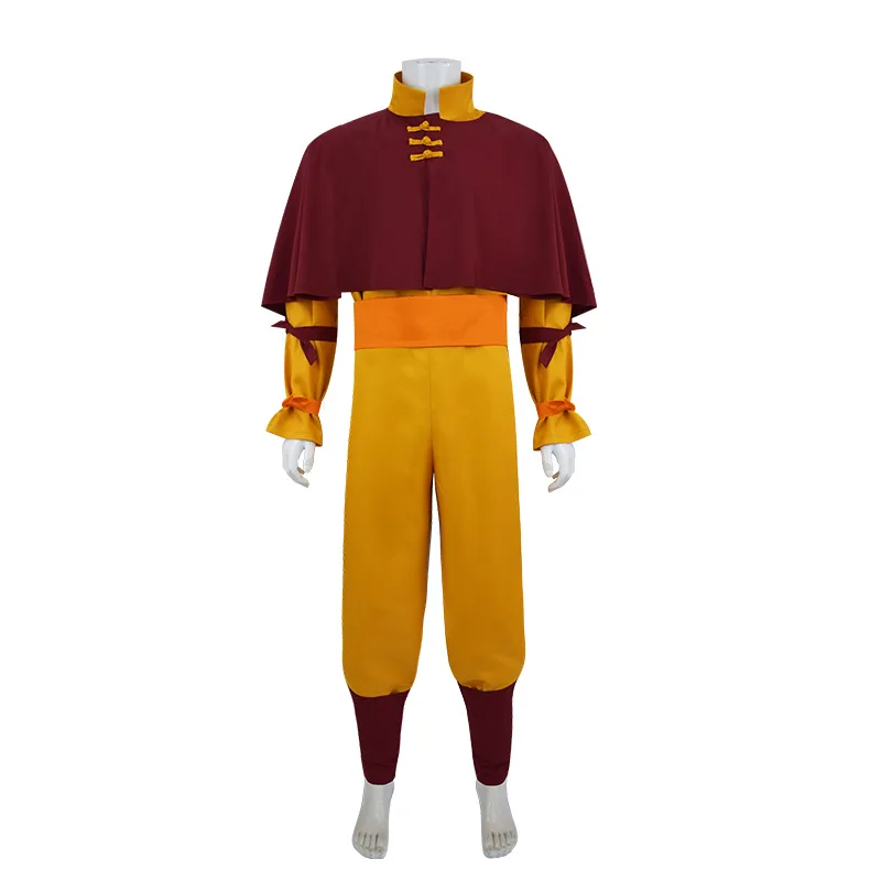 

2024 Avatar Aang Cosplay Costume The Last Airbender Live Action TV Drama Costumes Adult And Child Sizes