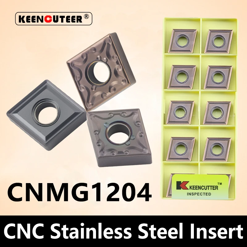 

Stainless Steel Blade CNMG CNMG120404 CNMG120408 YZ15TF YZ735 Carbide Insert for MCLNR/L External Turning Tool Cutter CNC Lathe