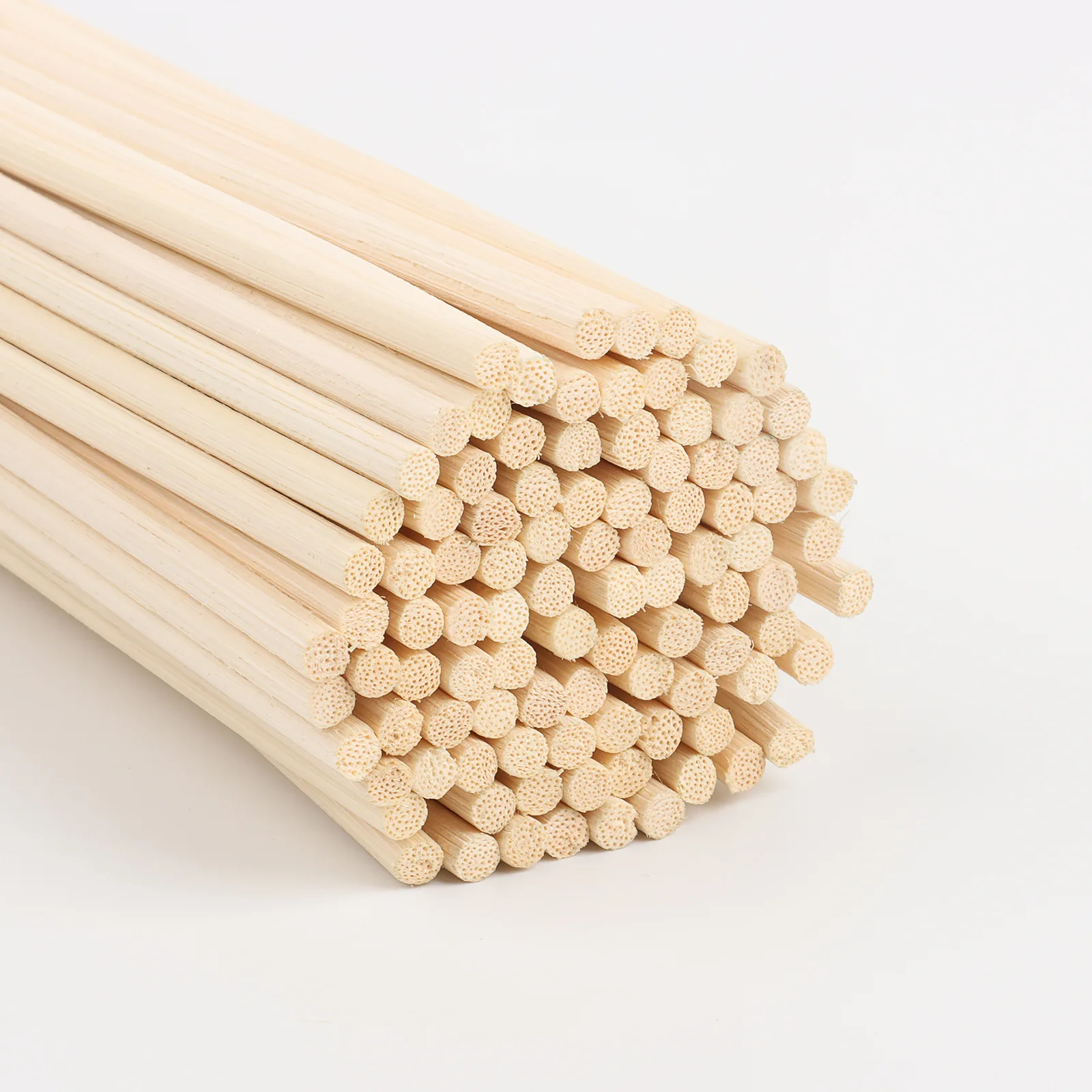 

3MM X 24CM Indonesia Essential Oil Diffusion Wooden Rattan Sticks, Decorative Aromatherapy Flower Reed Diffuser Sticks