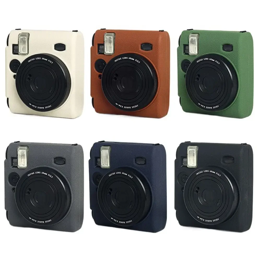 Silicone Instant Camera Case Shell for Fujifilm Instax Mini 99 Solid Color Protective Cover Wear Resistant Shockproof Profession