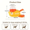Cartoon Little Yellow Duck Shape Interactive Dog Toys Anti-Slip Design Pets Intelligence Exercise Feeder Food Dispenser Supplies 4