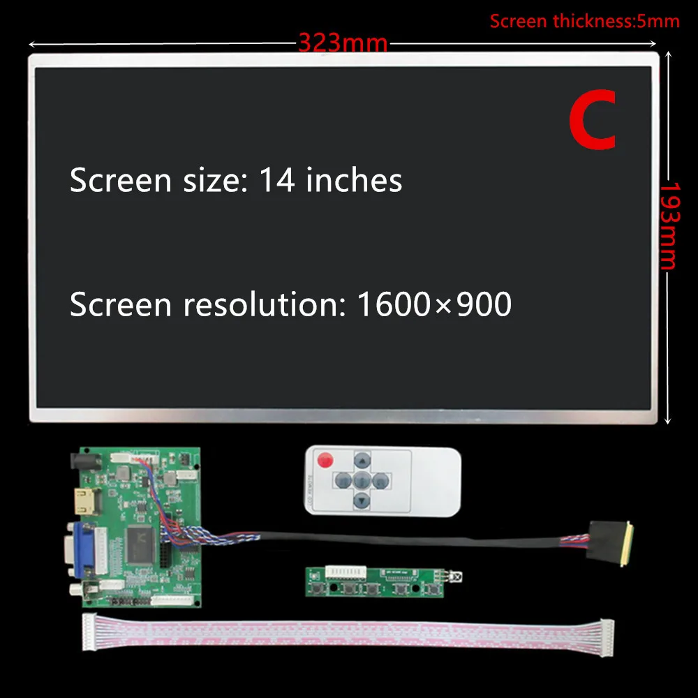 13.3/14/15.6 ġ 1600*900 LCD ȭ ÷   ̹ , ǻ  ȭ,   PC