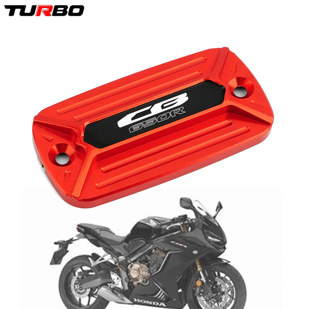 

For Honda CB650R CBR650R CB CBR 650R 650 R 2019-2020 Motorcycle CNC Aluminum Front Brake Reservoir Fluid Tank Cover Oil Cap