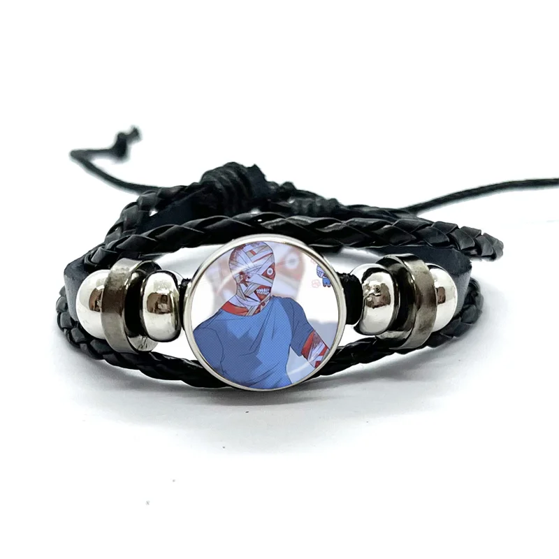 Hot Horror Game Mouthwashing Anya Jimmy Curly Anime Bracelets Art Multilayer Braided Bracelets Bangles Handmade Jewelry Gifts 5