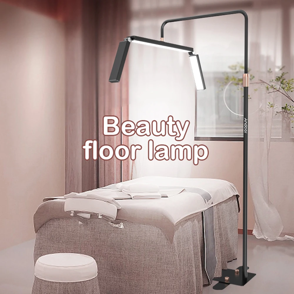 Adjustable Brightness Half Moon LED Floor Lamp for Beauty Spa