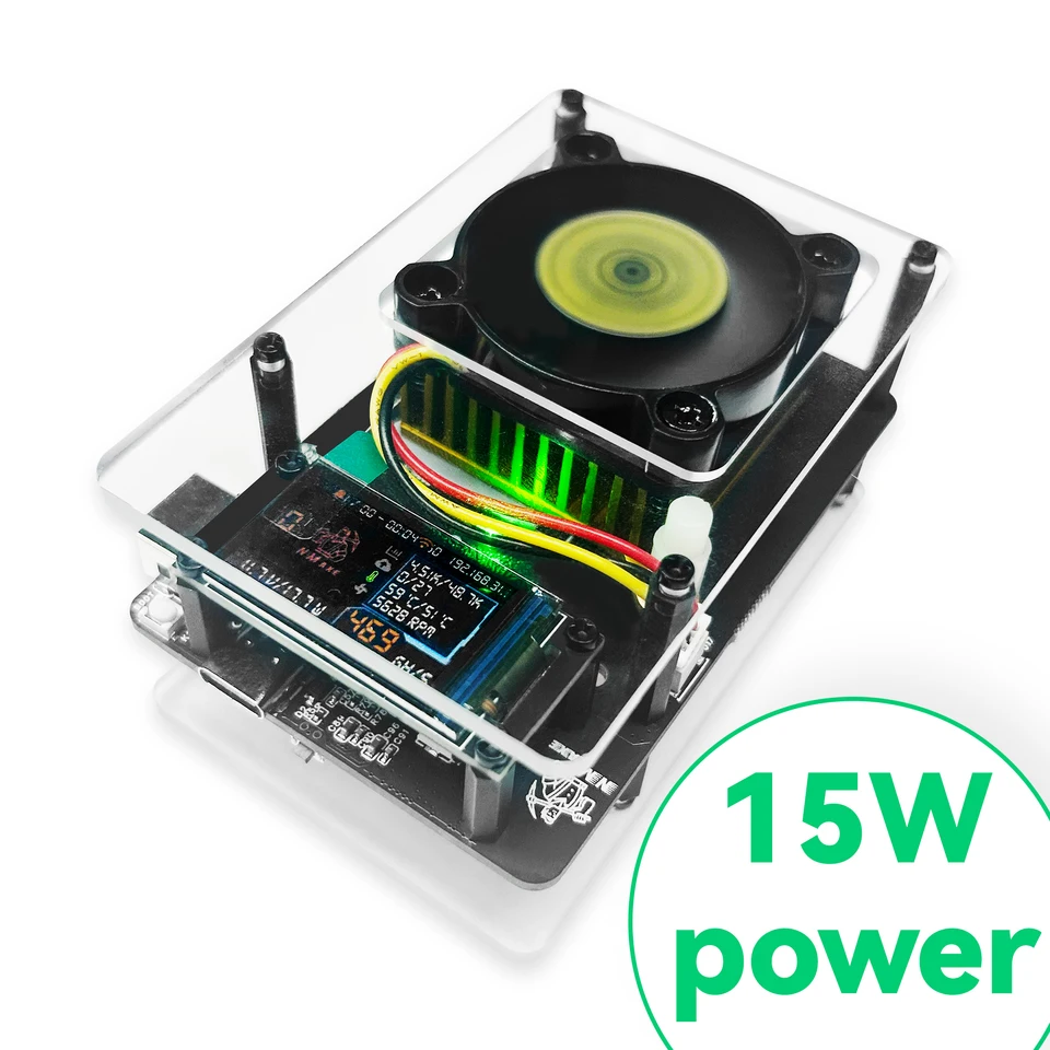 ビットコインマイニングnmax500gh s,ディスプレイ付き,完全オープンソース,ultra bm1366,asicチップ,ソロ,家庭用 -  AliExpress