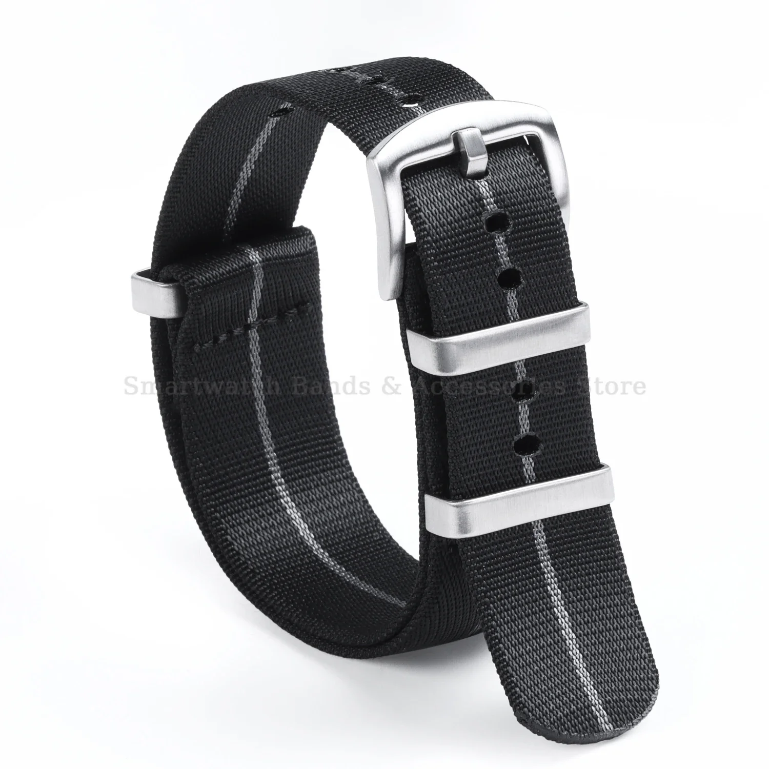 Braided Nylon Universal Watch Band Bracelet - Sport Wristband in Multiple Sizes