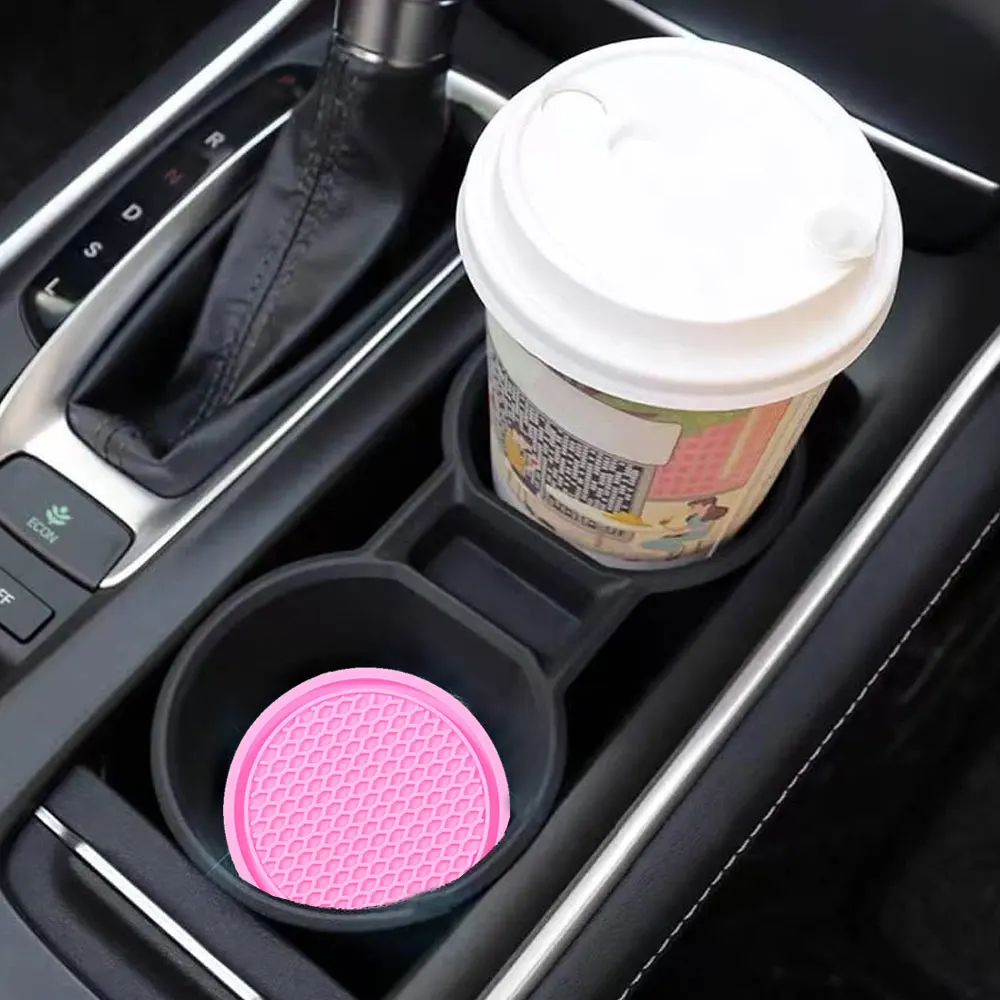 Universal Water Absorber Cup Holder Car Interior Accessories Silicone Car Interor Stand PVC Non-slip Auto Cup Holder