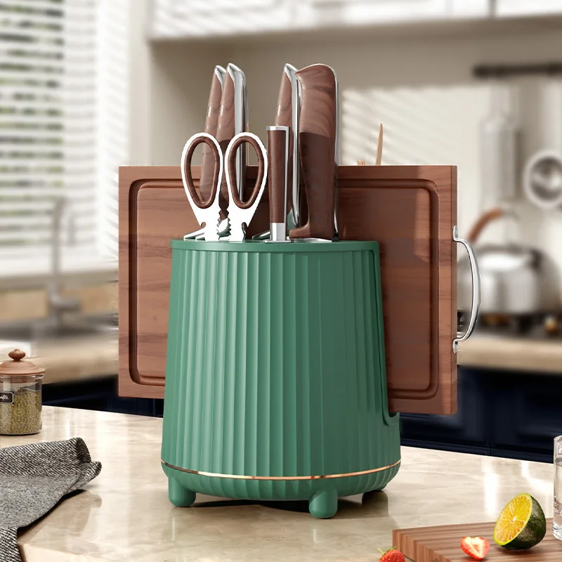

360 ° Rotating Multi-functional Tool Rest Draining Storage Rack Organizer Cutting Board Rack Integrated Rack Kitchen Accessories