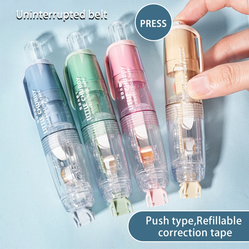 4 main body+8 core bandwidth white out 360&deg; degree rotation with nozzle replacement core correction tape