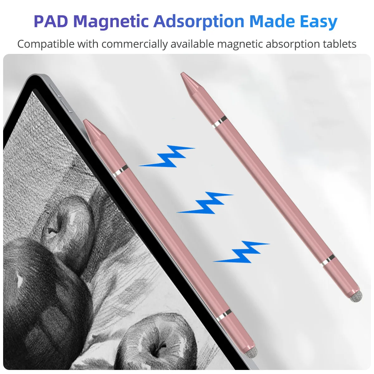 3 in 1 Magnetic Stylus Pen For Mobile Tablet For iPhone ipad Drawing Tablet Capacitive Touch Screen Pencil For Android Huawei - Image 2