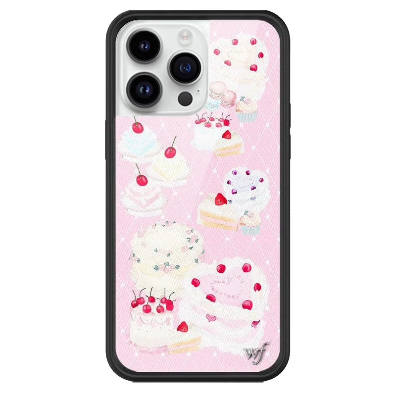 Charming Pink Wildflower 3D Cartoon Phone Case Cover