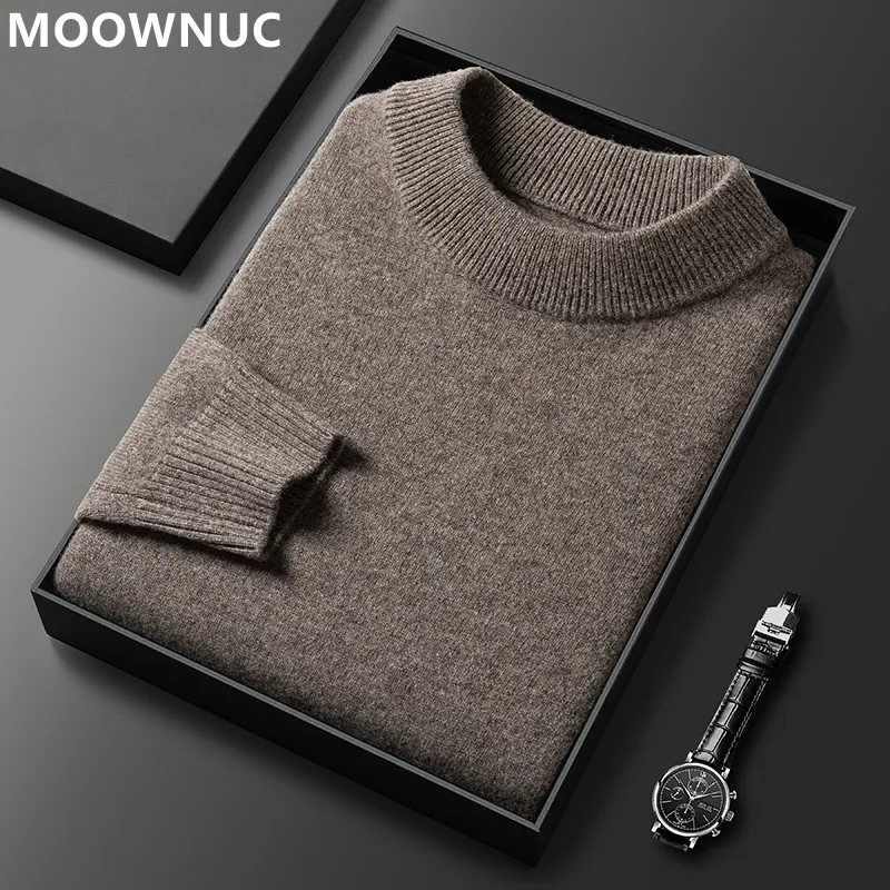 

2022 Autumn and Winter New Men's Classic Fashion With 100% Pure Wool Sweater Men's Casual Slim Warm High-Quality Sweater M-4XL