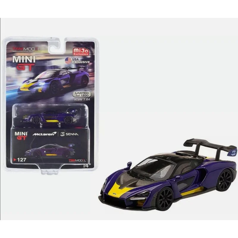 

Металлическая Модель автомобиля MINI GT 1:64 McLaren senna