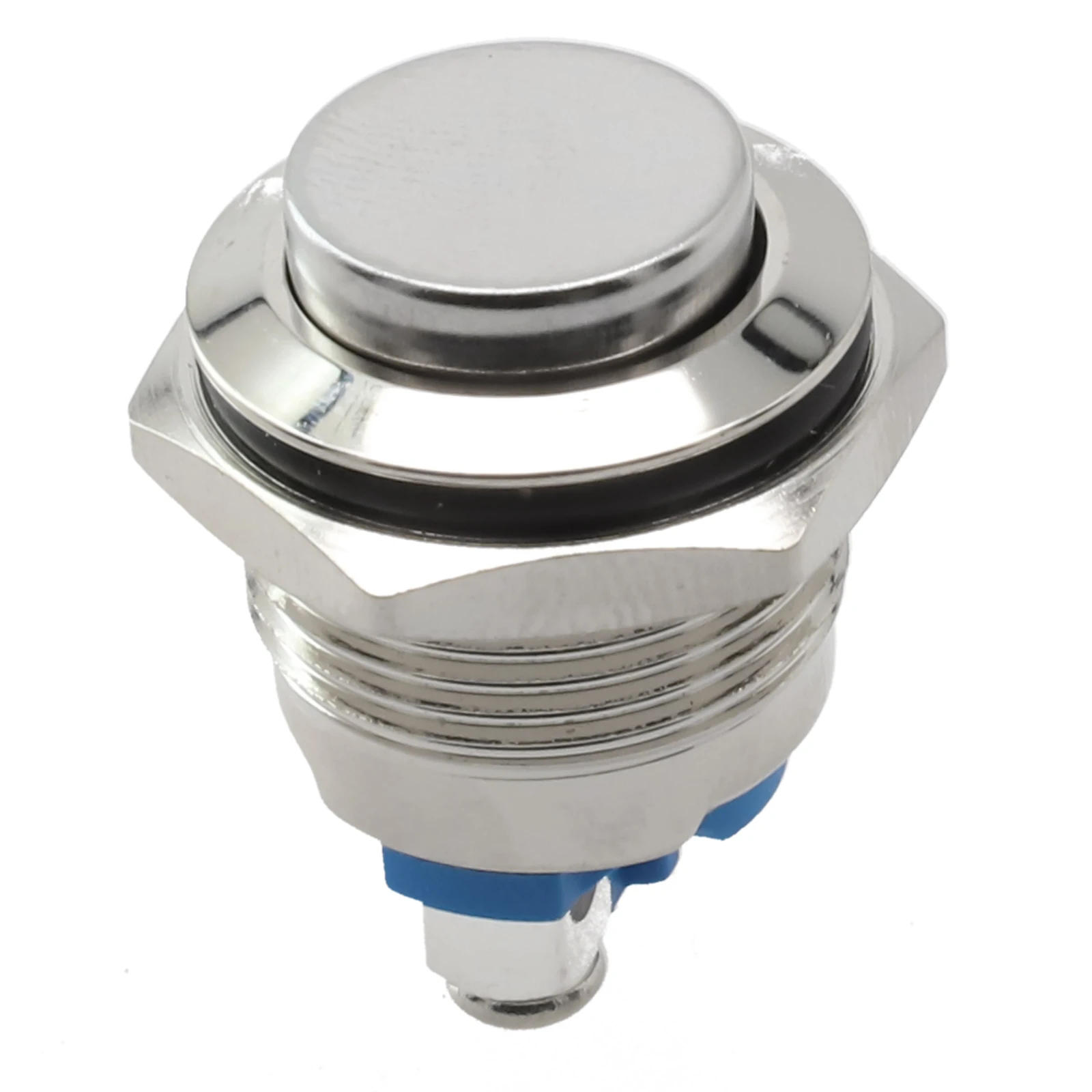 12V 16mm Metal Waterproof Push Button Momentary On Off Horn Switch Brass Waterproof Contactor Relay Control Switch