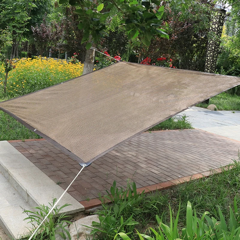 Sunshade Net Garden Patio Sun Shelters Bivouac Shade Awning Outdoor Camping Sunscreen Mesh
