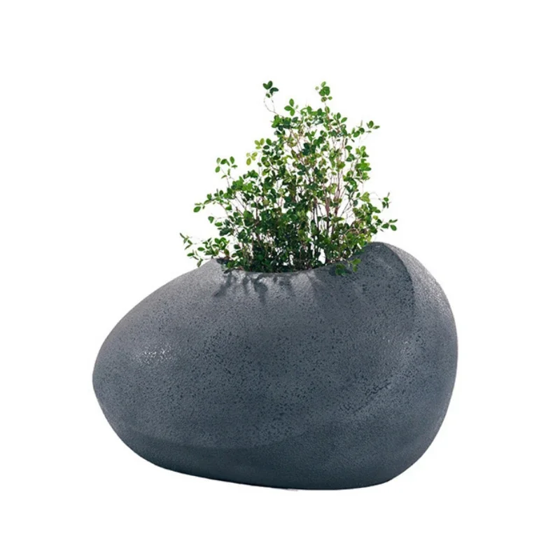 

Hot Sale 56X41X29CM Nordic Style Nordic Creative Garden Pot Large Plant Pots Fiberglass Flower Pots FRP Flowerpot