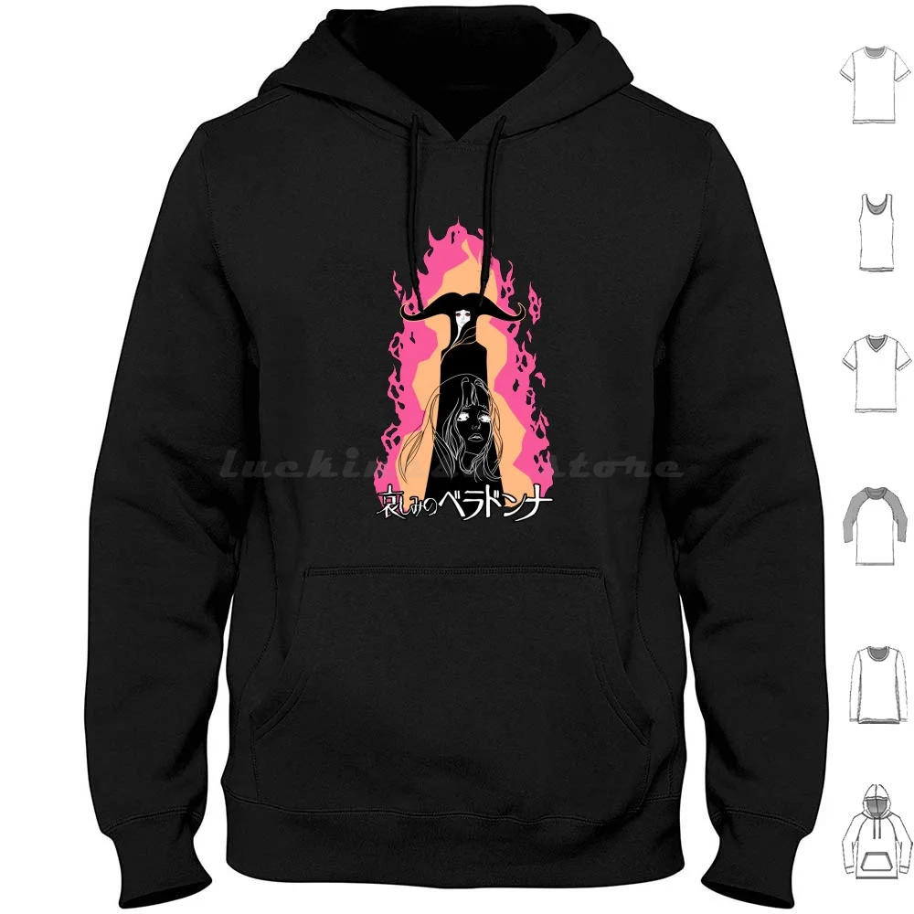 Belladonna Of Thossy Felpe Con Cappuccio Manica Lunga Belladonna Of Momanity La Sorciere Dramma Di Belladonna Belladonna Eiichi